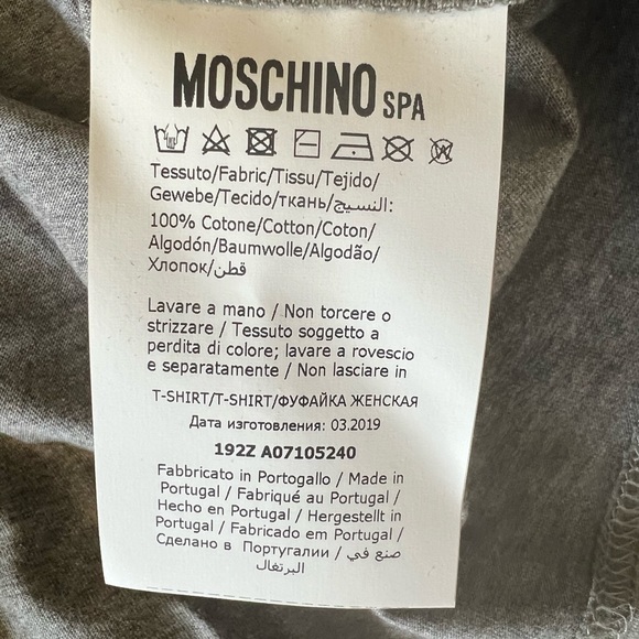 MOSCHINO Couture! T-shirt size large NEW w/tag - Picture 3 of 5